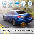 TINGLU Window Shades for Honda Civic 2012 2013 2014 2015 6PCS Accessories Car Side Full Windows Windshield Sun Shade Sun UV Rays & Privacy Protection for Camping,Napping,and Relaxing