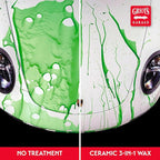 Griot's Garage Ceramic 3-in-1 Wax, SiO2 Spray for Cars, Trucks, and RV’s, Provides Protection and Water Beading on Paint, Wheels, Plastic, Rubber Trim, Chrome, and More, 10978, 22 oz