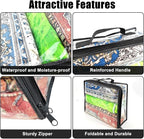 10 Pcs Extra Large Clear Travel Packing Cube，16 x 12 x 4 Clear Vinyl Zippered Storage Bags See Through Moving Bag Plastic Sto