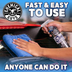 Chemical Guys Streak Free Glass and Window Cleaner - Works on Glass, Windows, Mirrors, and Screens, Ammonia-Free and Safe on Tinted Windows, for Cars, Trucks, SUVs, and Home Use - 16 oz