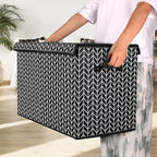 Mayniu Large Toy Box Chest with Lid, Kids Toy Storage Organizer Bins Basket for Living Room, Nursery, Closet, Bedroom, Playro
