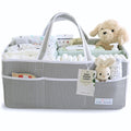 Lily Miles Baby Diaper Caddy - Organizer Tote for Infant Boy or Girl - Baby Shower Basket - Nursery Must Haves - Registry Fav
