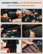 Sturdy Car Trunk Organizer - Large Capacity Trunk Organizer for SUVs & Sedans, Hard-Shell One-Piece Design with Cute Print,