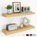 Dreamland 24Inch Floating Shelves for Wall, Rustic Wooden Floating Shelves for Bathroom|Bedroom|Kitchen, 2 Pack Deep Wall Mou