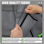 Windyun 40 Over The Door Shoe Organizer, Large Mesh Pocket Hanging Shoe Rack Hanger Large Capacity Gray Behind The Door Stora