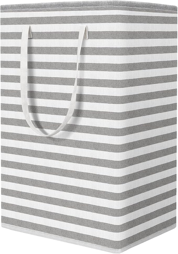 StorageRight Laundry Basket Hamper Large Collapsible Laundry Hamper with Easy Carry Handles，Freestanding Clothes Hampers for 
