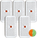 40 Gram Pack of 5 Silica Gel Canister, Gun Safe Dehumidifiers (Orange to Green), Reusable Desiccant Moisture Absorber for
