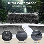 iBirdie Roof Rack Cargo Carrier 36.4 Cubic Feet, XXL Soft-Shell Rooftop Cargo Box, Waterproof Heavy Duty 1200D for Car with/Without Roof Rack, Includes Anti-Slip Mat, Door Hooks, 56x45x25 inches