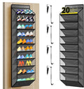PAULONE 10-Pocket Multi-Use Over the Door Organizer, Heavy Duty 95lbs Capacity with Breathable Mesh, Versatile Hanging Storag