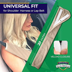 Seatbelt Covers - Removable Car Seat Belt Cover for Women, Men, Kids - Tan 20 in Long Waterproof Seat Belt Cushion with Protection from Sweat and Odor for All Vehicles