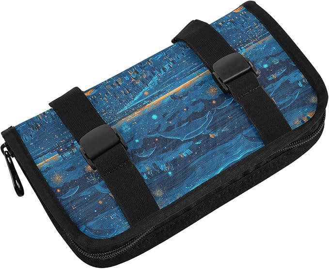 Car Tissue Holder Car Visor Organizer Tissue Box Holder for Car Sun Visor Organizer with Car Vehicle Accessories Essentials Interior for Women Men Dark Blue Crowd Whale Light Ice