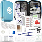 276PCS Small Travel First Aid Kit Supplies for Business, First Aid Kits Backpacking Essentials Items Trauma First Aid Surviva