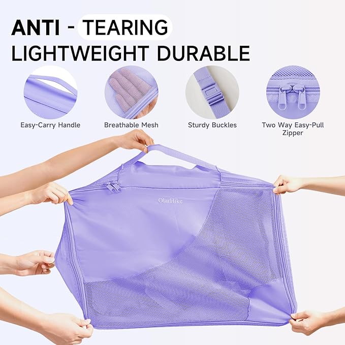 11 Set Packing Cubes for Travel, Gifts for Women Mom Kids,TSA Approved Bags for Makeup, Cosmetic, Toiletry, Suitcase Organize