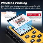 Car Scanner, Read&Clear Codes| Wireless Printing| Battery Voltage Test| Graphic Live Data, 2025 Upgraded Check Engine Code