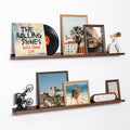 Fun Memories Picture Ledge Shelf, 40 Inch Floating Shelves Set of 2, Large Nursery Book Shelves for Toys Storage, Kids Booksh
