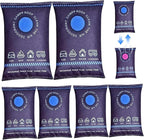Humidity Bags, 6 Pack Dehumidifier Bags, 200g Reusable Humidity Absorber Portable Anti Fog Car Dehumidifier for Vehicle, New