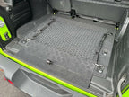 Rear Trunk Organizer Cargo Net for Jeep Wrangler 2018-2025 - ONLY for 4 Door Trims - Floor Style Web Mesh Cargo Net for SUV -