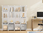 HOMIDEC Closet Organizers and Storage, 16 Cube Storage Organizer, Closet Organizer Bookshelf Cubes Shelves for Clothes, Bedro