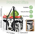 Reusable Grocery Bag Foldable Shopping Tote Bag with Handles Reusable Shopping Bags Large Kitchen Grocery Bags