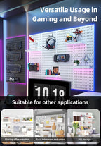 Revamp Your Space With A Versatile Pegboard Kit - Effortlessly Organize Home, Office, And Gaming Setup With Customizable Hang