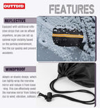 Side Mirror Covers and Windshield Wiper Covers for Trucks Cars SUVs Vans, 1 Pack Auto Rearview Protection Cover & Windshield Wiper Covers Protect from Ice Snow Frost Dew Rain Bird Poop Side Covers