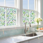 SOMWISE Rainbow Window Privacy Film,Heat Control,UV Blocking,Anti-Glare,Day & Night Privacy Protection & Decoration for Home, Bathroom,Glass Door,Static Cling,Renter-Friendly with Installation Tools