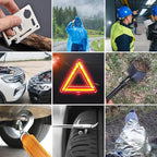 AUTODECO Roadside Car Emergency Kit - 136Pcs Premium Heavy Duty Car Safety Kit Emergency Kits for car