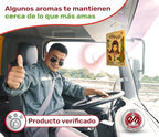 3pcs La Chica Fresita Car Air Freshener - 4 Weeks Long-lasting Strawberry Scent - The Must-have Rear View Mirror Hanging Acce