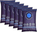 6 Pack Dehumidifier Bags, 200g Reusable Humidity Absorber Portable Anti Fog Car Dehumidifier for Vehicle, New Home, Wardrobe,