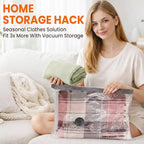 Vacuum Storage Bags for Travel, 15 Pack Vacuum Seal Bags for Clothing With Cordless Electric Pump, Space Saver Bags for Lugga