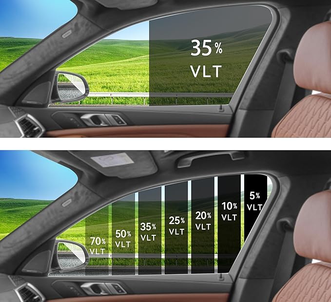 AUTOTEK Precut Windows Tint Film Rear Windshield Cars Sun Blocking Protection Privacy Anti Shatter Glass 2 Ply Computer Cut 35% Tint Shade for Chevrolet Trailblazer 2021-2026