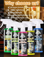 Car Cleaner Interior, Leather Cleaner Upholstery Interior Ceaning Kit Carpet Dashboard Shiny Car Stuff for Vinyl,Plastic,Fabr