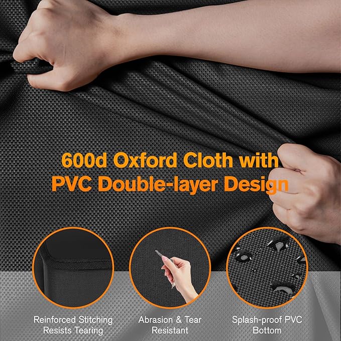 MoKo Trunk Organizer for SUV, Car Organizer with 10 Pockets Large Capacity & 3 Adjustable Straps for Easy Installation,