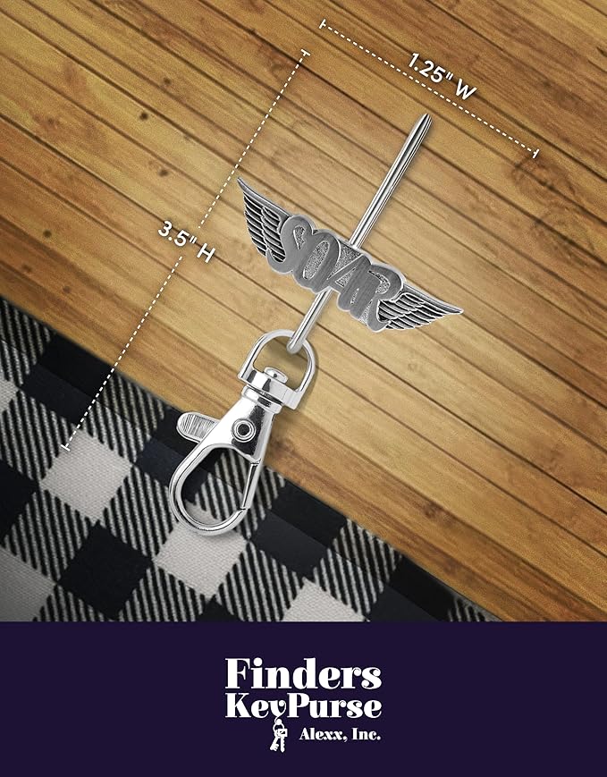 Women’s Bag Charm Key Finder, Car Keychain Hook, Cute Purse Organizer & Tote Bag Accessories, Gifts for Mom - Slim Pickings