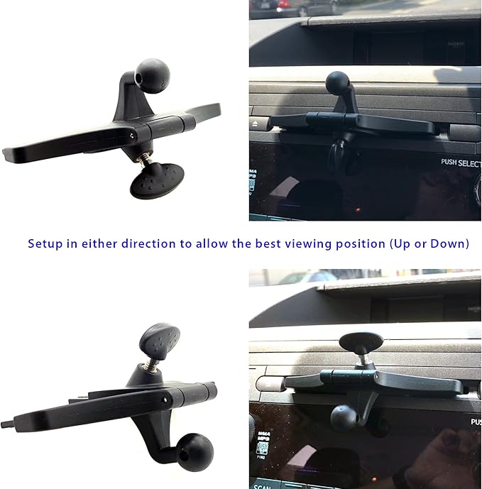 ChargerCity EasyBlade Car CD Slot Mount for Garmin Drive DriveSmart 50 51 60 61 Nuvi 2559 2577 2589 2598 2599 2639 2689 2699 52 55 57 57LM 58 67 67LM 68 LM LMT (GPS Bracket Caradle is Included)