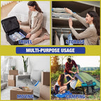 Travel Vacuum Bags with Electric Pump for Luggage and Suitcase, Vacuum Seal Compression Packing Bags for Clothes Clothing, Co