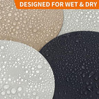 45PCS 5 Inch Wet Dry Sanding Discs Kit with Hook and Loop Backing Pad 5/8-11 and Foam, Angle Grinder Drill Sanding Attachment