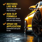 McKee's 37 - Floor Mat & Cargo Liner Rejuvenator | 2-in-1 Rubber Rejuvenator & Car Floor Mat Cleaner for Auto Detailing, Wate