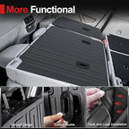 2nd Backrest Mat for 2018-2025 2026 Volkswagen VW Atlas (Not for Cross Sport)-All Weather TPE Seat Back Cover Protection Kick Mats for 2025 VW Atlas SE SEL Peak Edition Accessories-7 Seats