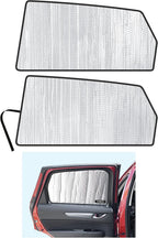 Side Window Rear Seat 2nd Row Sunshade Custom Fit for 2017 2018 2019 2020 2021 2022 2023 2024 2025 Mazda CX-5 SUV, UV Reflector Protection (Set of 2)