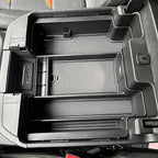 TACOBRO Center Console Organizer Compatible with 2020-2023 Silverado/Sierra 2500/3500HD/ 2019-2022 Chevy Silverado 1500 / GMC Sierra 1500 Accessories - Full-Coverage Insert Tray, ABS material Black