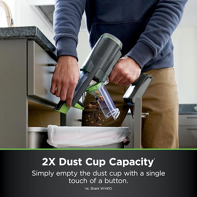 Shark PowerBoost Cordless 2-in-1 Car/Home Handheld PowerVac, Powerful Suction, 40 Minute Runtime, Portable, 3 Cleaning Modes,