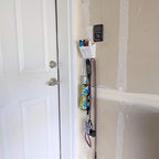 The No Screwups Switch Pocket Wall Organizer and Key Hook (Black, 1-Pack): Installs in Seconds on Any Switch or Outlet with N