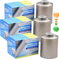 750 Grams 3 Pack Gun Safe Dehumidifier, Reusable Canister Desiccant Dehumidifier, Rechargeable 1.65 Lbs Indicating Silica Gel