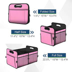 Femuar Car Trunk Organizer,Car Storage Organizer with 72L Large Capacity Waterproof Collapsible and 11 Pockets,Trunk Organizer