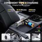KMM Handheld Car Vacuum Cleaner, 9000PA Vacuum Cleaner & Air Duster, 120W High Power Vacuum Portable Cordless, Hand Held Vacu