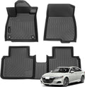 Auxko All Weather Floor Mats Fits for Honda Accord 2018-2022 TPE Rubber Liners Accessoires for Accord 2018-2022 All Season Guard Odorless Anti-Slip Mats for 1st & 2nd Row