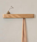 Kazai. Wall-Mounted Coat Rack 'Toke' - Modern Design Coat Rack with Hidden Wall Hooks - Solid Wood Veneer Panel Coat Hanger -