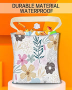 Car Trash Can, Durable Hanging Car Trash Garbage Bag, Cute Automotive Garbage Cans Organizer, Cute Colorful Flowers