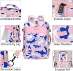 Lumesner Carry on Travel Backpacks, Extra Large 40L Flight Approved for Men & Women,Expandable Suitcase backpack (Camouflage 